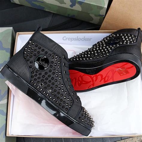 louis vuitton schoenen spikes|christian louboutin louis spikes sneakers.